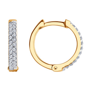 Серьги 0200246 (Au 585)