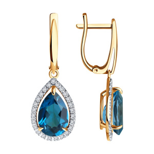 Серьги 51-321-02439-2 (Au 585)