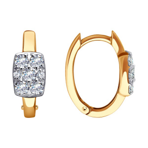 Серьги 0200338 (Au 585)