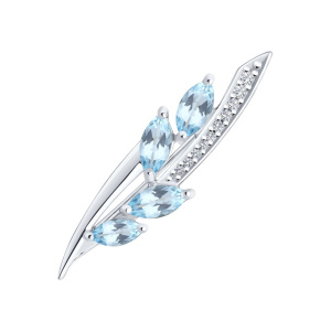 Брошь 94-340-00668-1 (Ag 925)