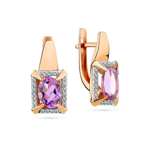 Серьги 02-3-373-0201-011 (Au 585)