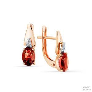 Серьги 02-3-138-0301-011 (Au 585)