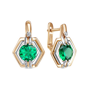 Серьги 21804876 (Au 585)