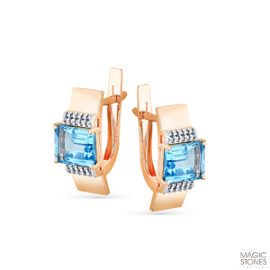 Серьги 02-2-633-1301-011 (Au 585)