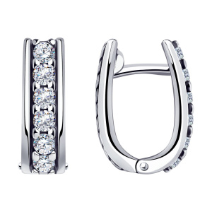 Серьги 95020065 (Ag 925)