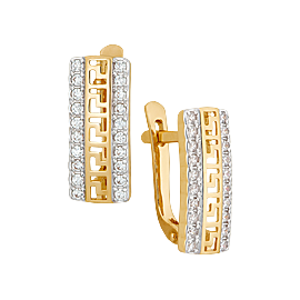 Серьги 20201 (Au 585)