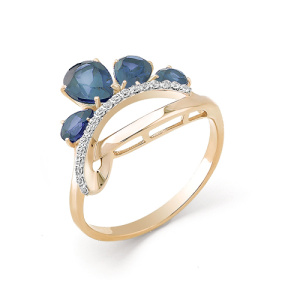 Кольцо 01-2-028-1101-010 (Au 585)