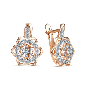 Серьги 2555807 1 1 1 (Au 585)