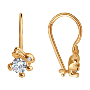 Серьги 0200036 (Au 585)