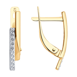 Серьги 027156 (Au 585)