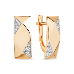 Серьги 018652-1102 (Au 585)