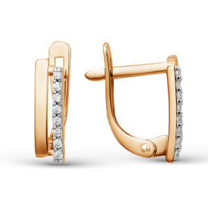 Серьги 000762-1102 (Au 585)