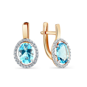 Серьги 02-3-489-1301-011 (Au 585)