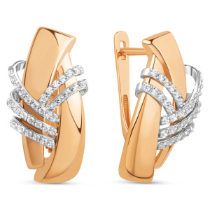 Серьги 024242-1102 (Au 585)