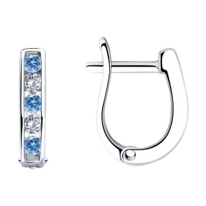 Серьги 94026406 (Ag 925)