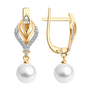 Серьги 792475 (Au 585)