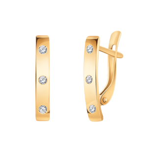 Серьги 21269 (Au 585)
