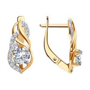 Серьги 51-120-02191-1 (Au 585)