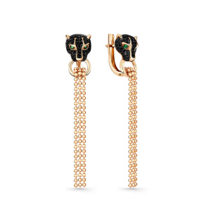 Серьги 002-0729-0052-012 (Au 585)