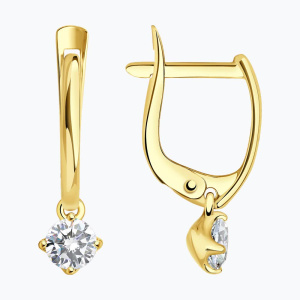 Серьги 027396 (Au 585)