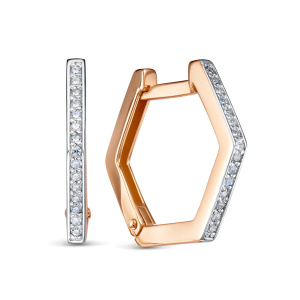 Серьги 120211 (Au 585)