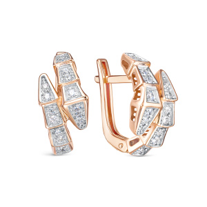 Серьги 120323 (Au 585)