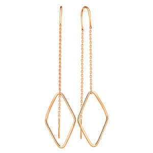 Серьги 00-62-0029-00 (Au 585)