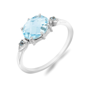 Кольцо Лейкерс (Ag 925)