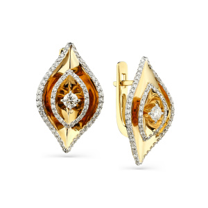 Серьги 2-308302-00-00 (Au 585)