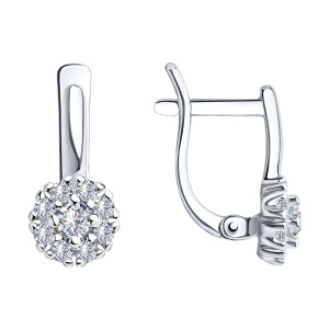 Серьги 94021908 (Ag 925)