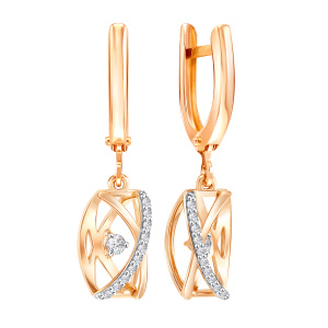 Серьги 04-62-0332-00 (Au 585)