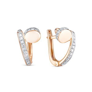 Серьги 120326 (Au 585)