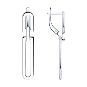 Серьги 94025643 (Ag 925)