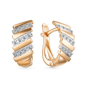 Серьги 25579-100 (Au 585)