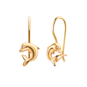 Серьги 2196 (Au 585)