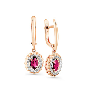 Серьги 2-107852-01-03 (Au 585)