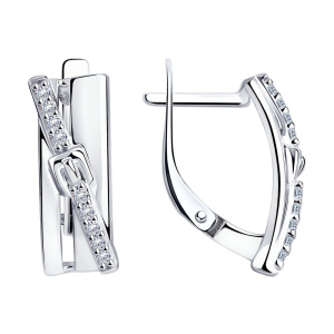 Серьги 94-120-00802-1 (Ag 925)