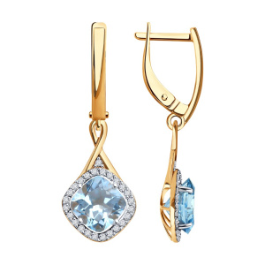 Серьги 728378 (Au 585)