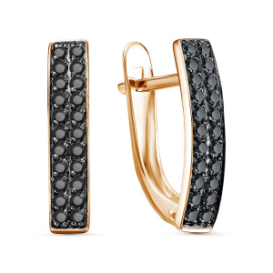 Серьги 122376-5 (Au 585)