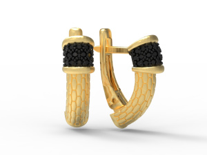 Серьги П2657007 1 1 1 (Au 585)