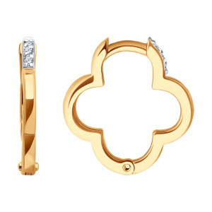 Серьги 0200228 (Au 585)