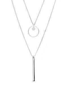 Колье Ю-55048р (Ag 925)