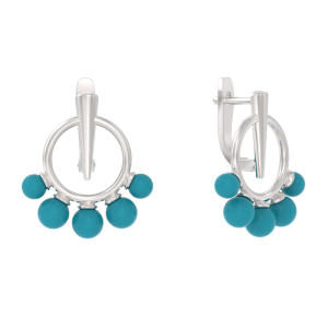 Серьги 1050012-01210-B (Ag 925)