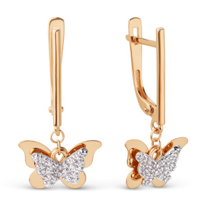 Серьги 501782-1102 (Au 585)