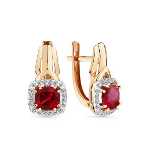 Серьги 02-3-505-1601-011 (Au 585)