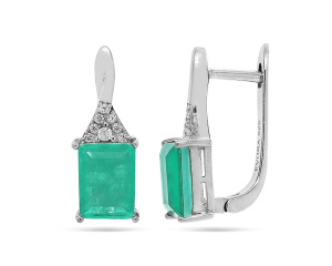 Серьги МЦВ687. (Ag 925)