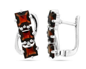 Серьги Трио. (Ag 925)