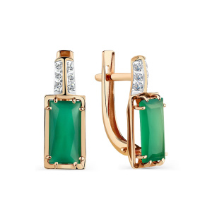 Серьги 02-3-486-0901-011 (Au 585)