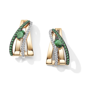 Серьги 25812-101 (Au 585)