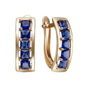 Серьги 2469508 1 6 10 (Au 585)